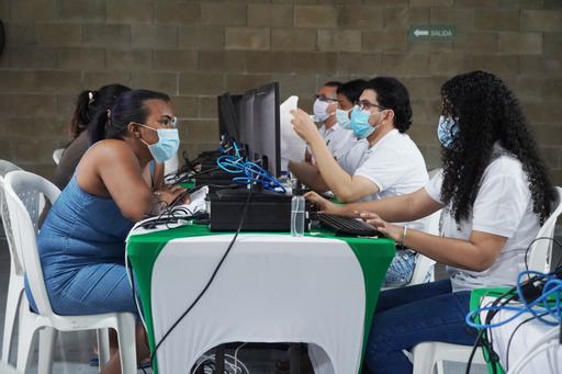 Sisben a tu barrio llegó este martes a Las Américas.