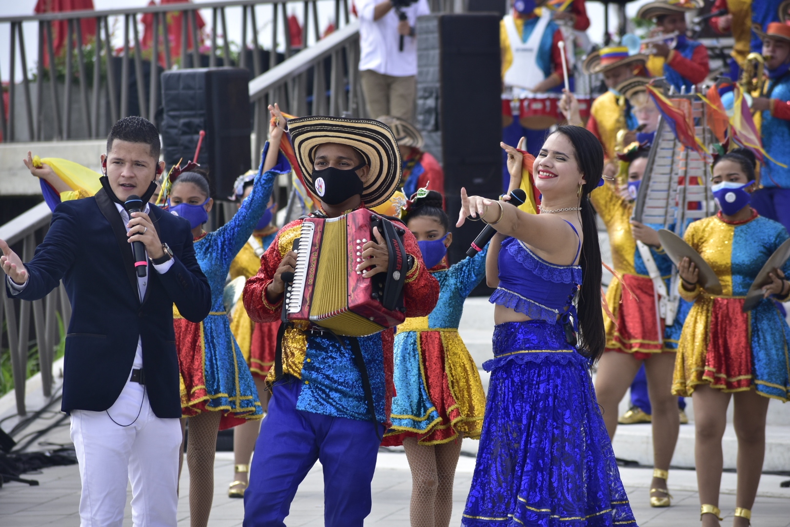 Presentación de la Banda Departamental de Baranoa.