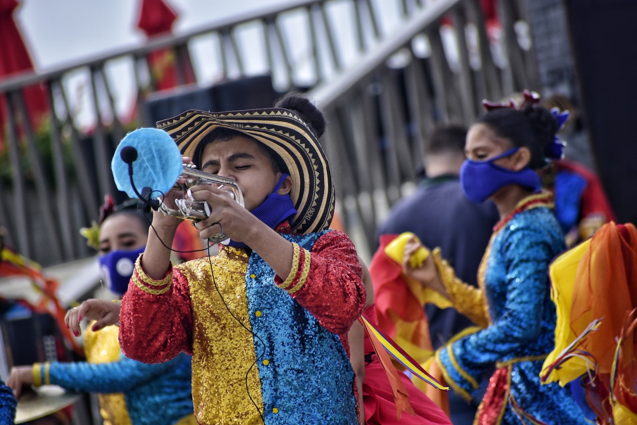 Presentación de la Banda Departamental de Baranoa.