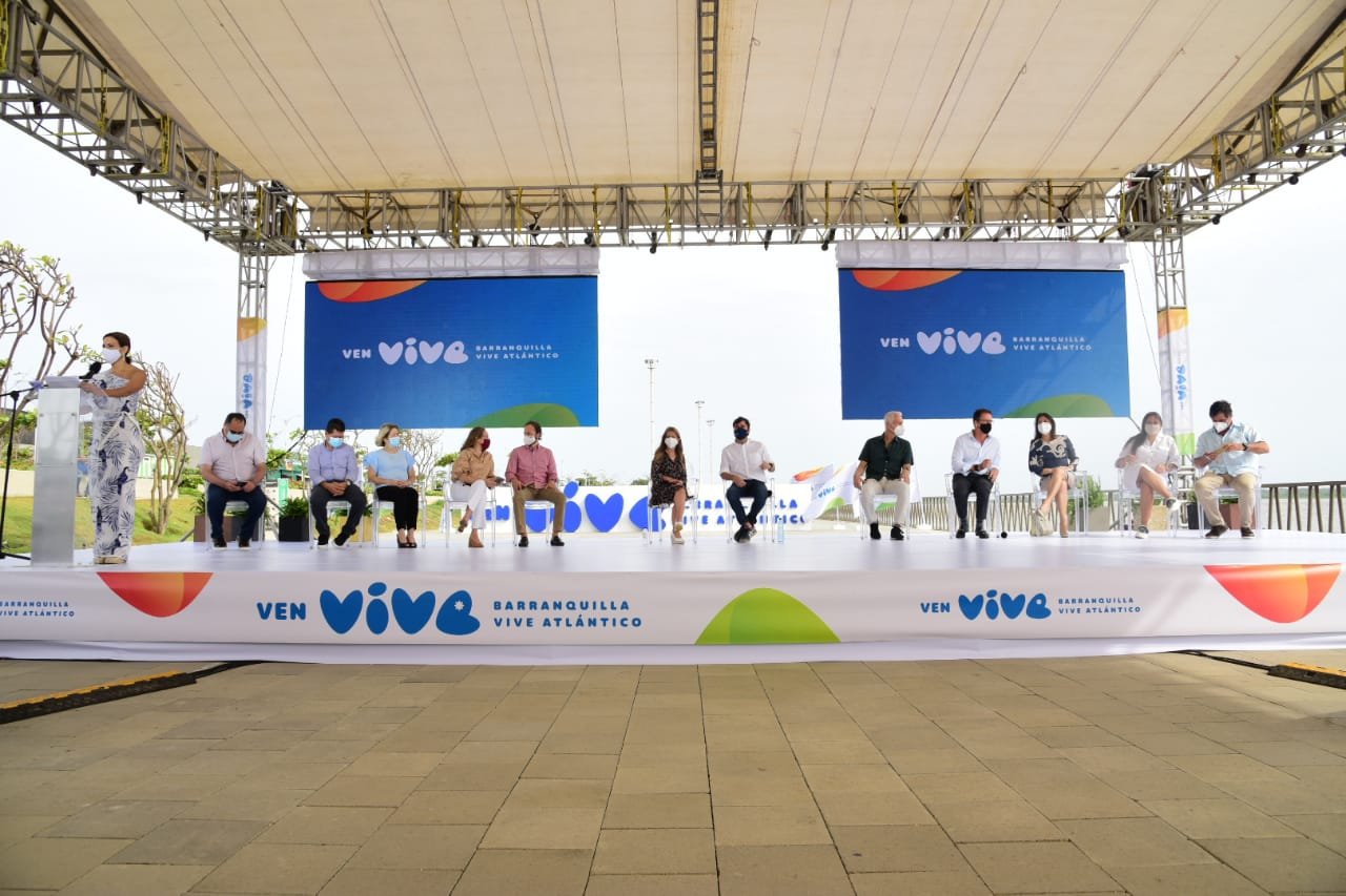 Presentación de la estrategia 'Ven vive Barranquilla, vive Atlántico'.