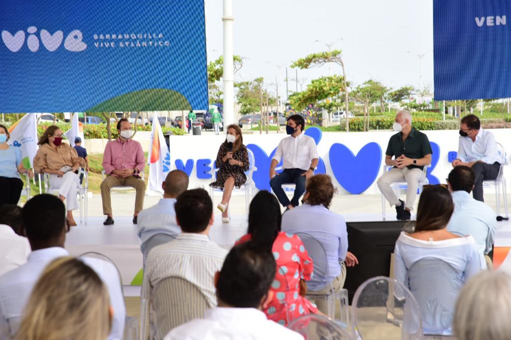 Presentación de la estrategia 'Ven vive Barranquilla, vive Atlántico'.