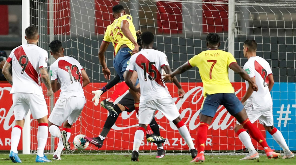 Cabezazo de Yerri Mina que abrió la ruta de la victoria.