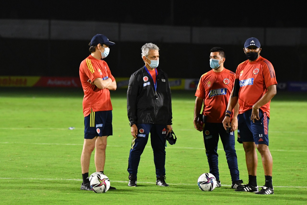 Cuerpo técnico de la Selección Colombia.