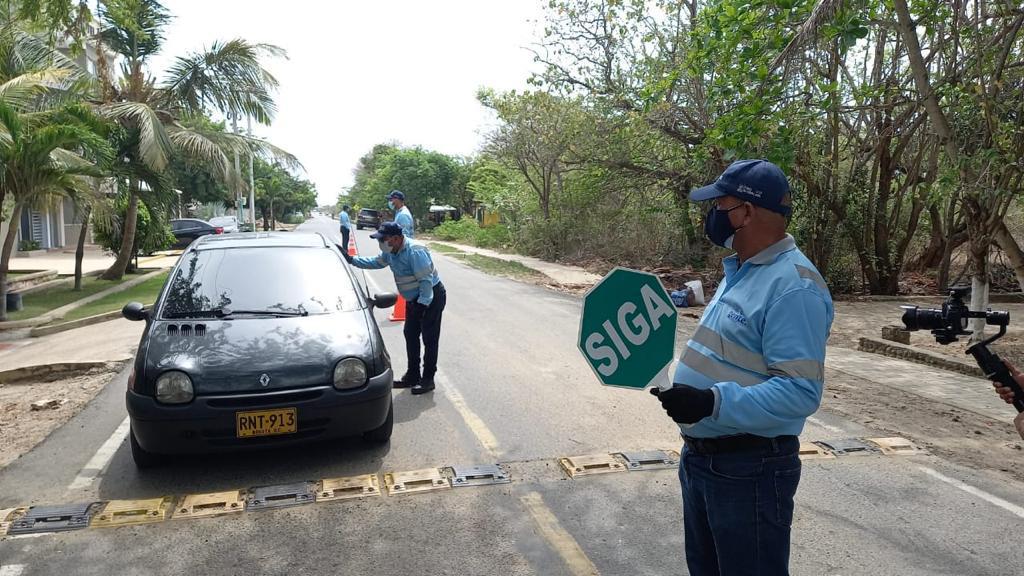 Los 4 Puntos Seguros para Ciclistas están ubicados en: el peaje de Puerto Colombia, estación de gasolina de Terpel en la Vía al Mar, en el municipio de Polonuevo, y en la vía a Tubará, sector de Guaimaral. 