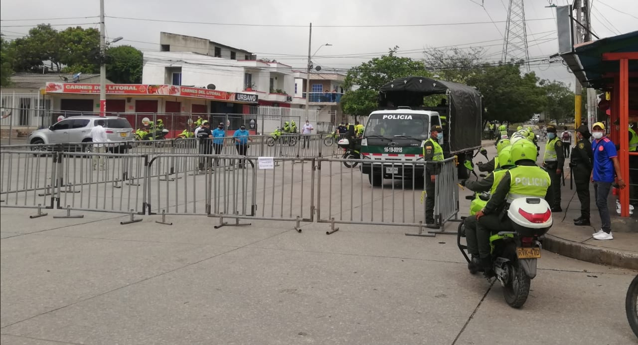 Dispositivo de seguridad para partido Colombia-Argentina.