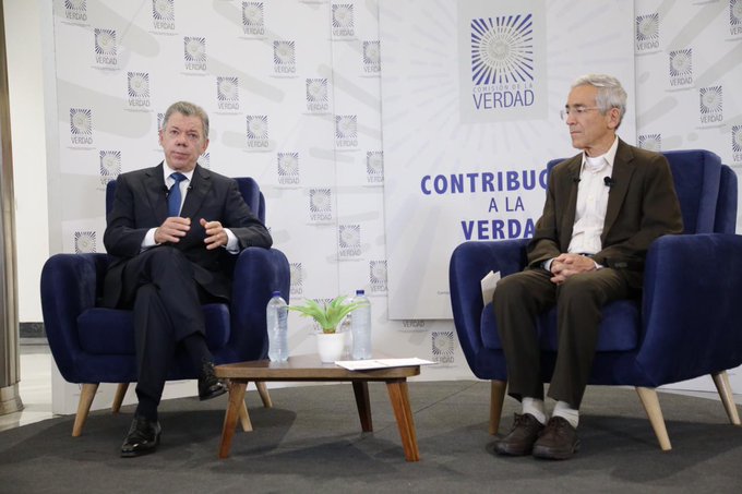 “A principios de 2007 empecé a recibir informes de fuentes creíbles. Ahí empezamos a actuar en forma contra los falsos positivos"; contó el expresidente Juan Manuel Santos en la Comisión de la Verdad.