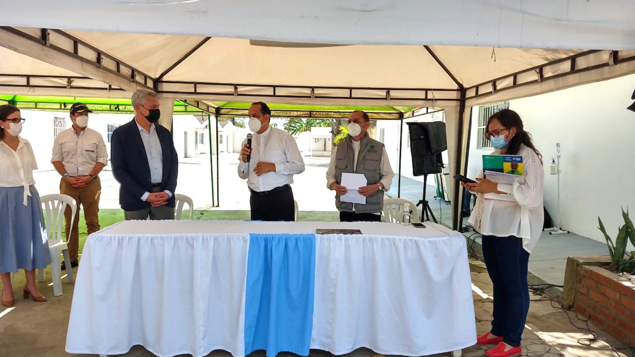 El acto en 'La Milagrosa'.