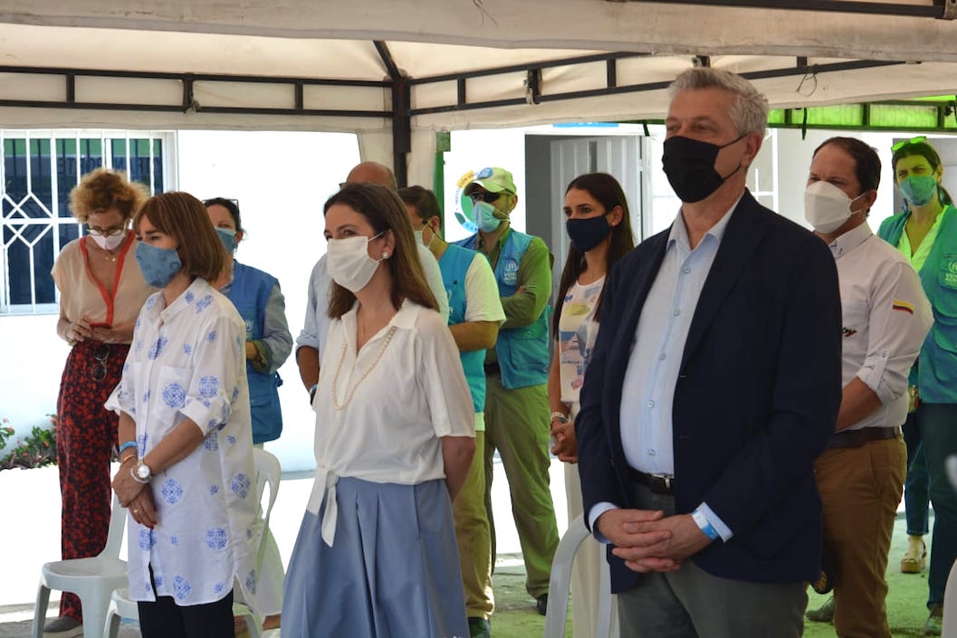 Acto protocolario en 'La Milagrosa'.