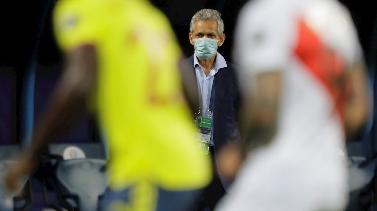 El entrenador de Colombia Reinaldo Rueda.