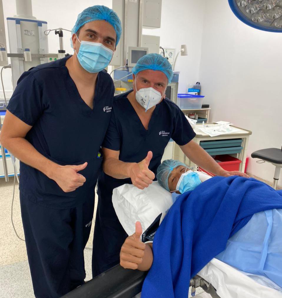 Twitter. Jhon Pajoy antes de la cirugía.