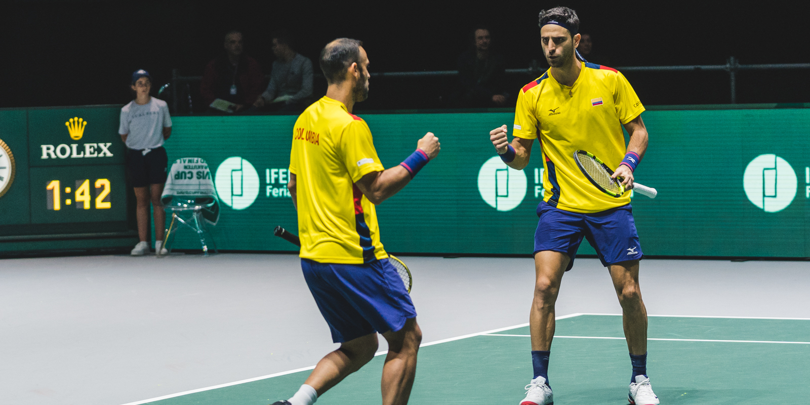 Juan Sebastián Cabal y Robert Farah. 