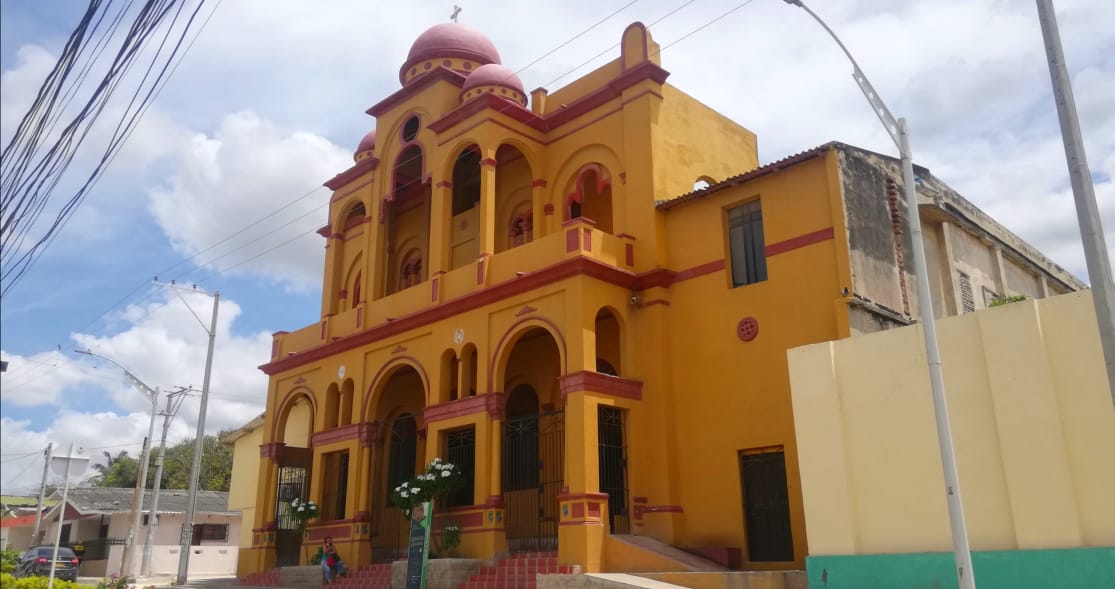 Iglesia del Sagrado Corazón, en el barrio Abajo.