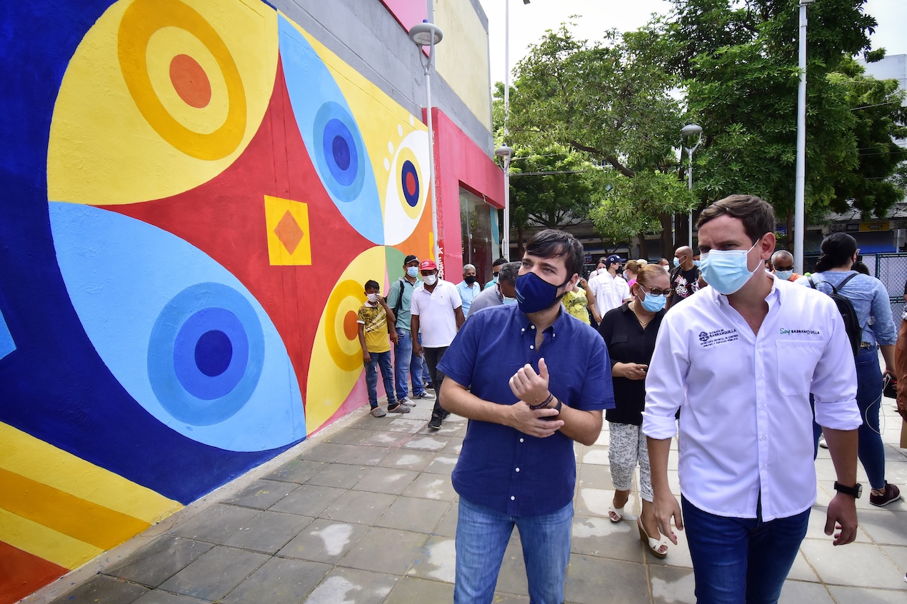 Una foto del después de la adecuación de la Alcaldía de Barranquilla.