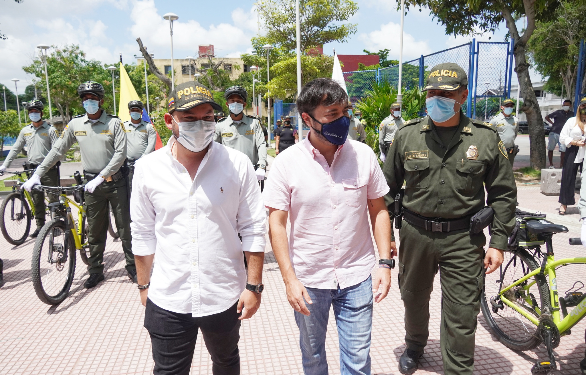 Policía del vecindario en Los Andes