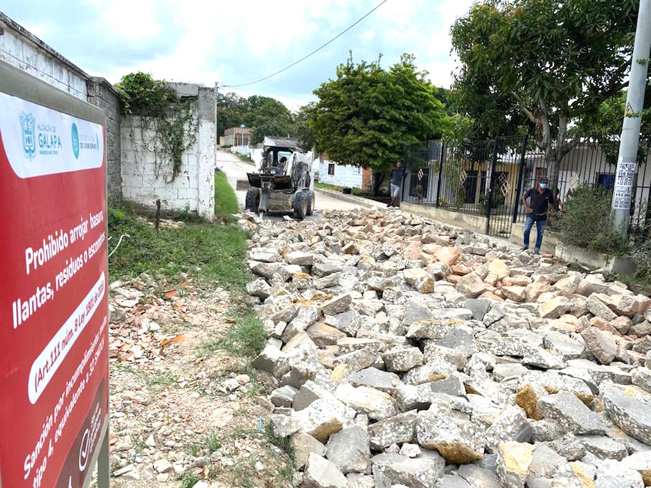 Demolición del concreto existente.