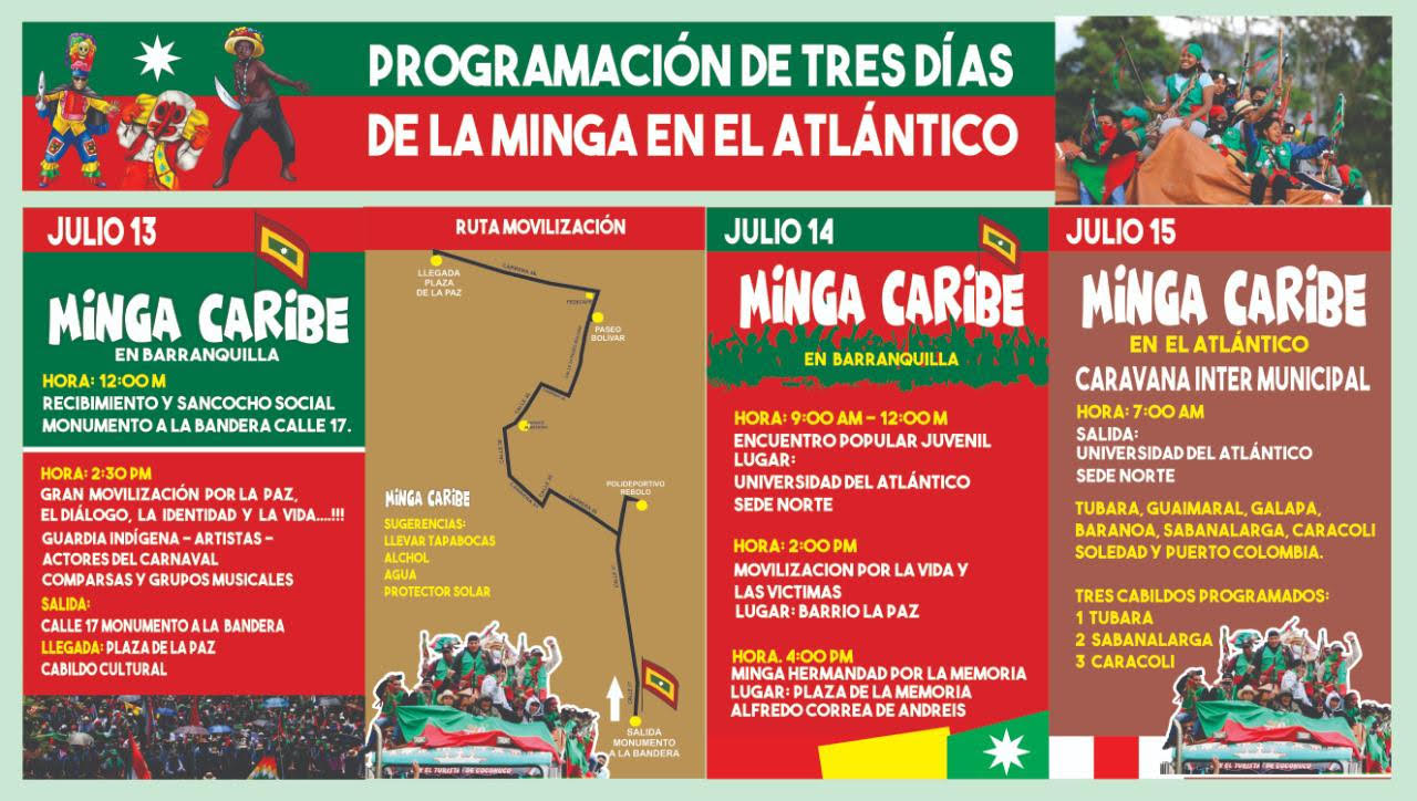 Minga Caribe en Barranquilla