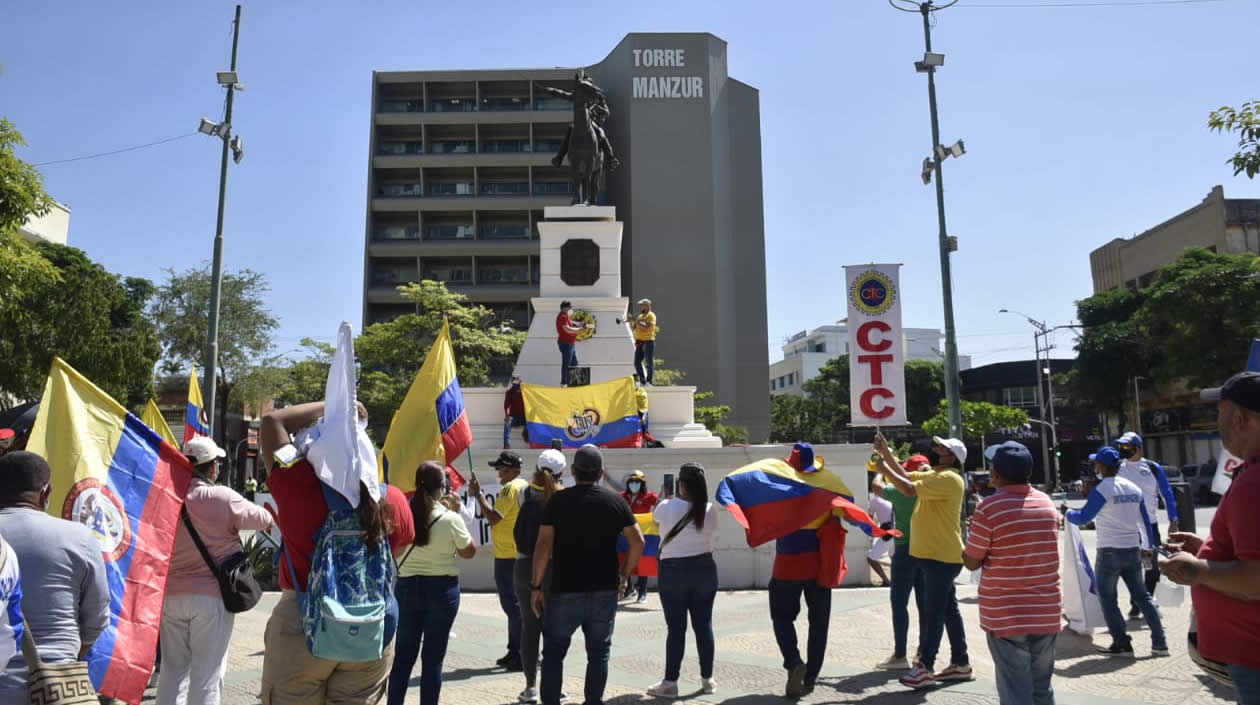 Manifestación del 20 de Julio en Barranquilla