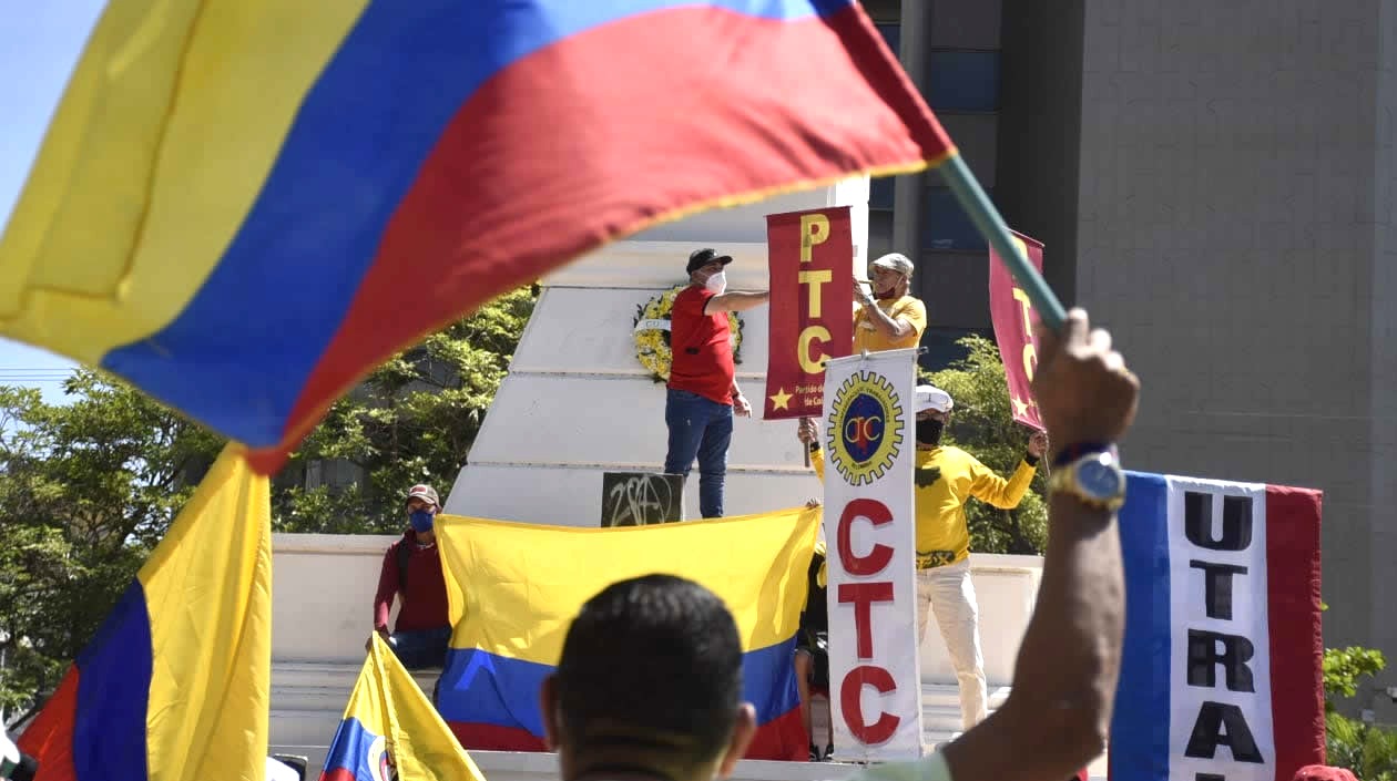 Manifestación del 20 de Julio en Barranquilla