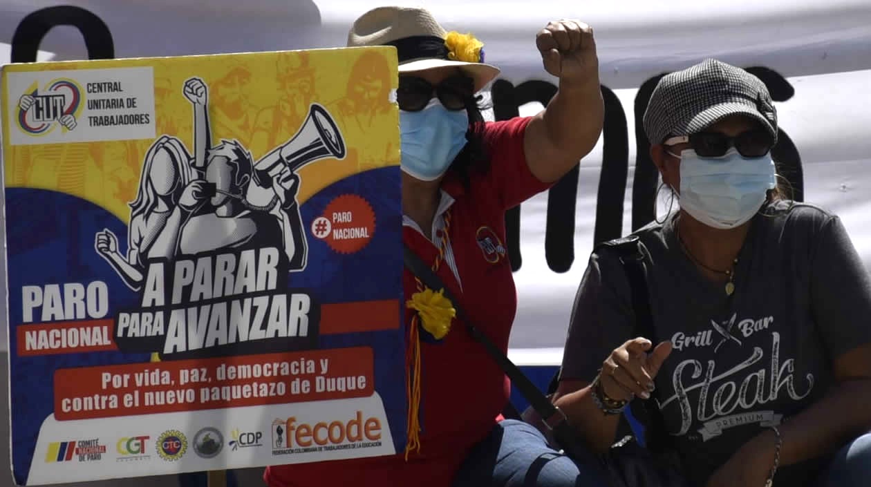 Manifestación del 20 de Julio en Barranquilla