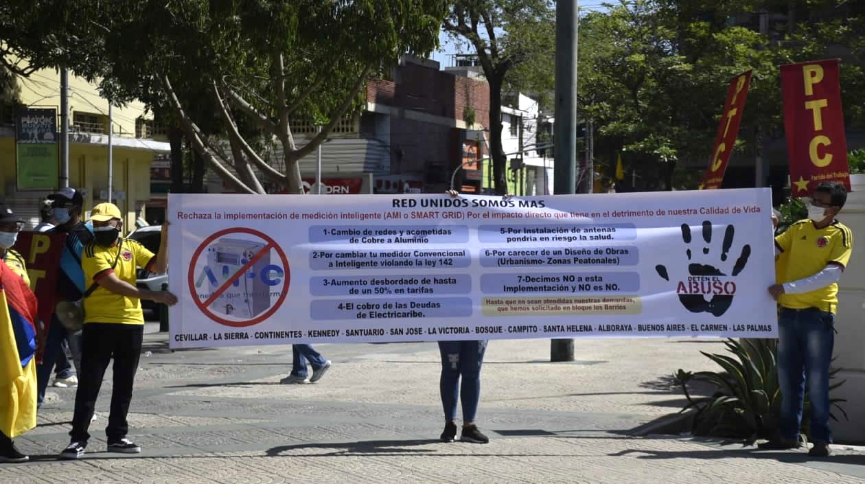 Manifestación del 20 de Julio en Barranquilla.
