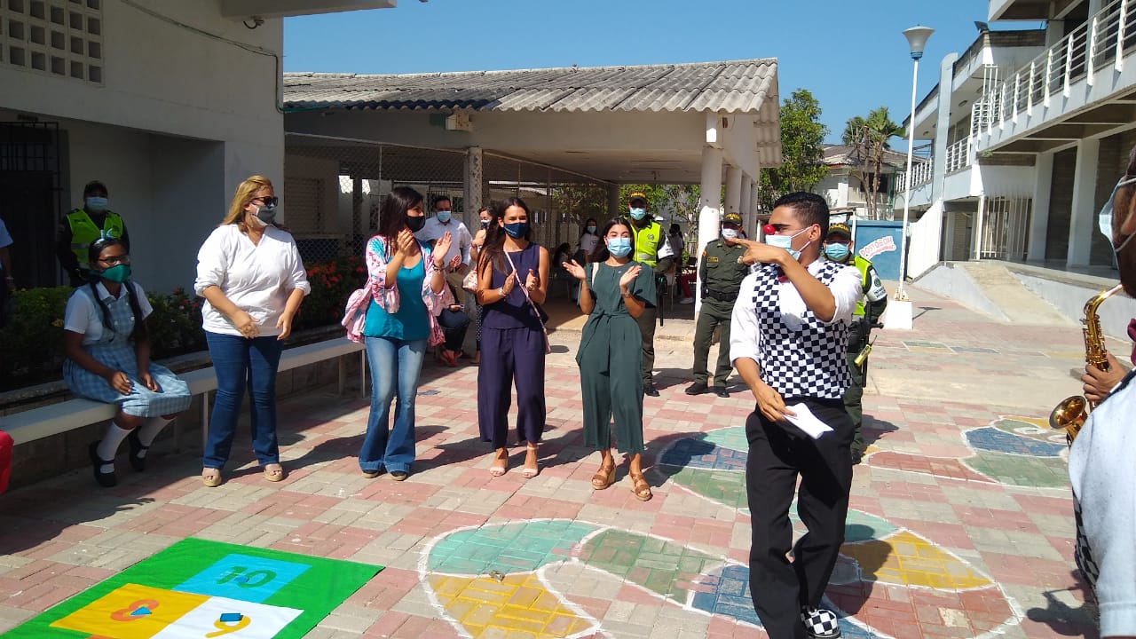 Actividades en el regreso a clases en Barranquilla.