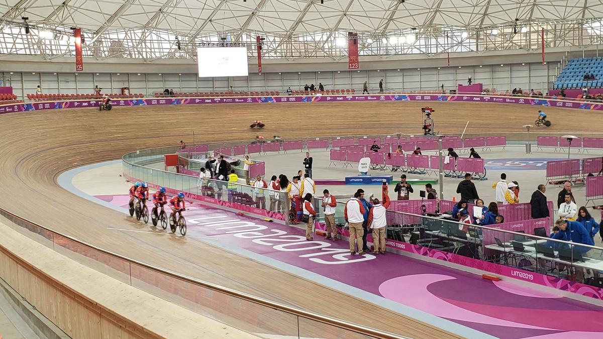 Velódromo panamericano de Lima. 