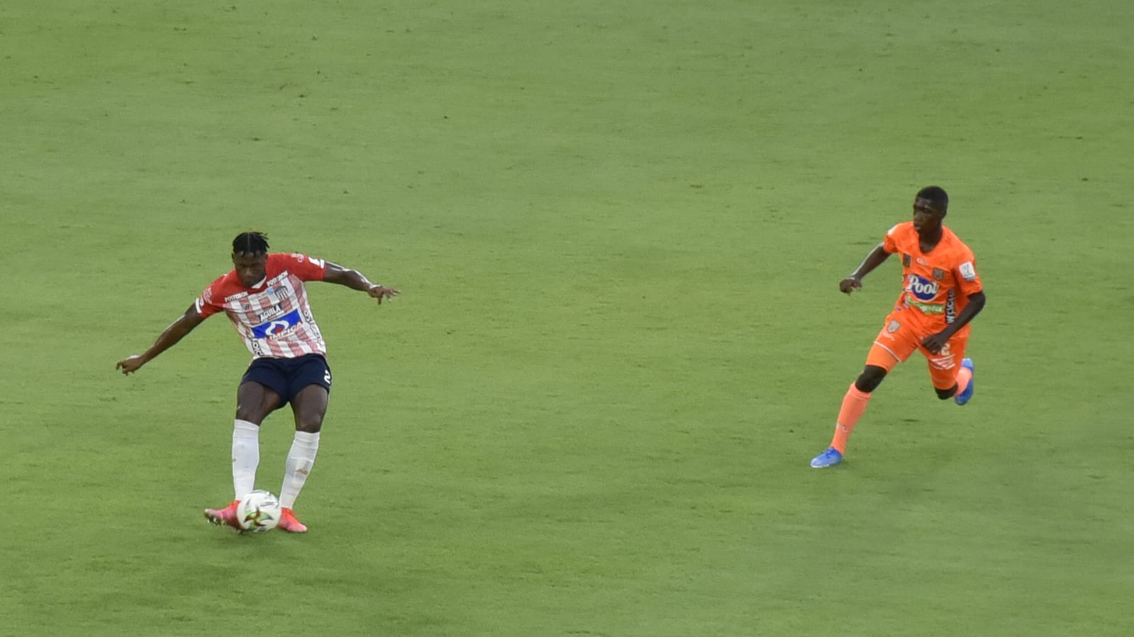Acción del partido.