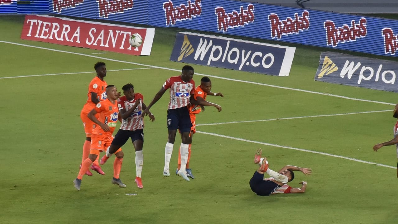 Acción del partido.