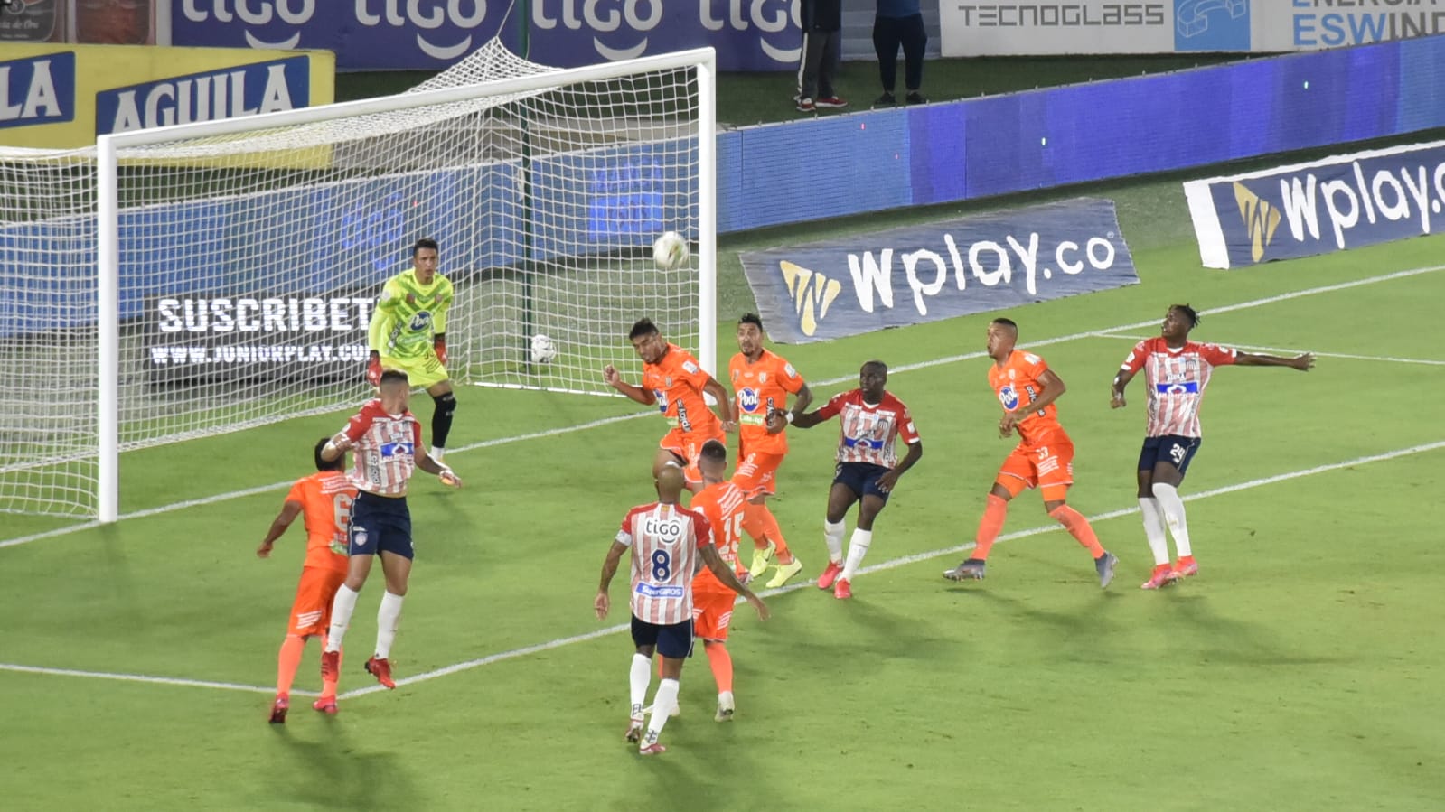 Acción del partido.