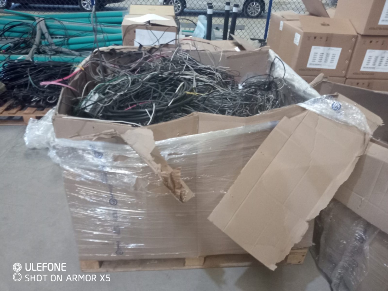 Comunicaciones Air-e 107 kilos de cable desmontó Air-e