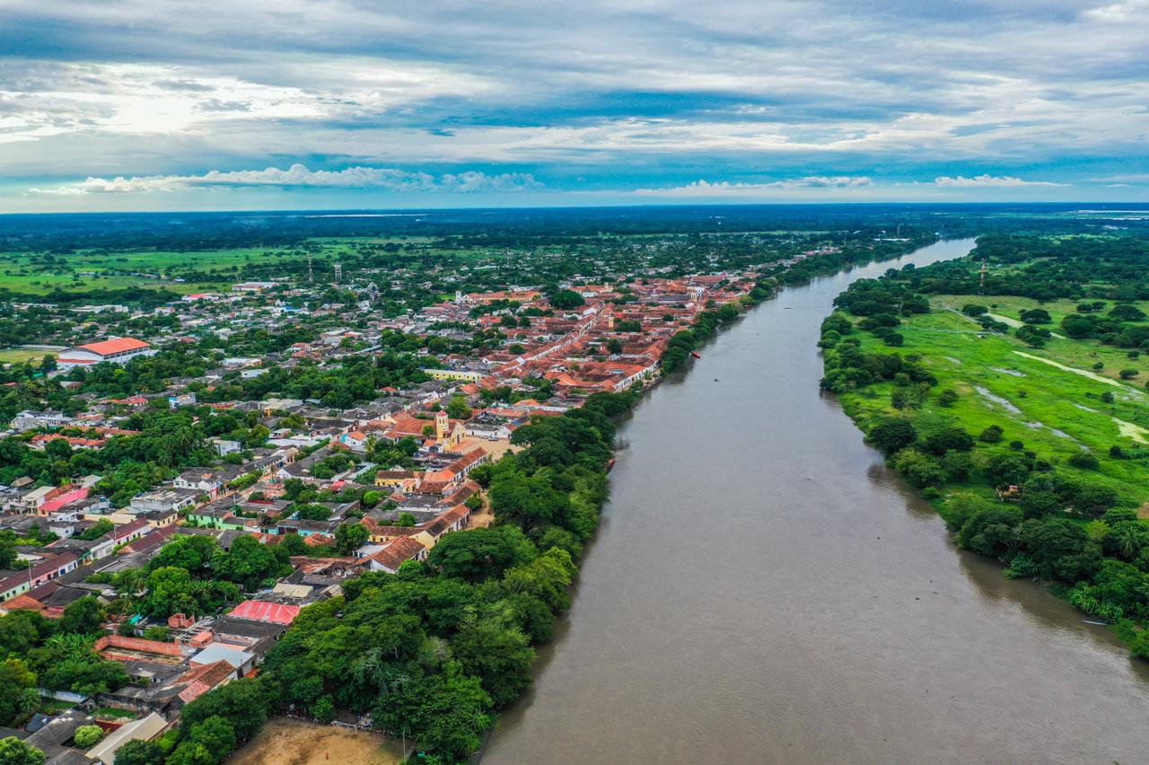 El río Magdalena.