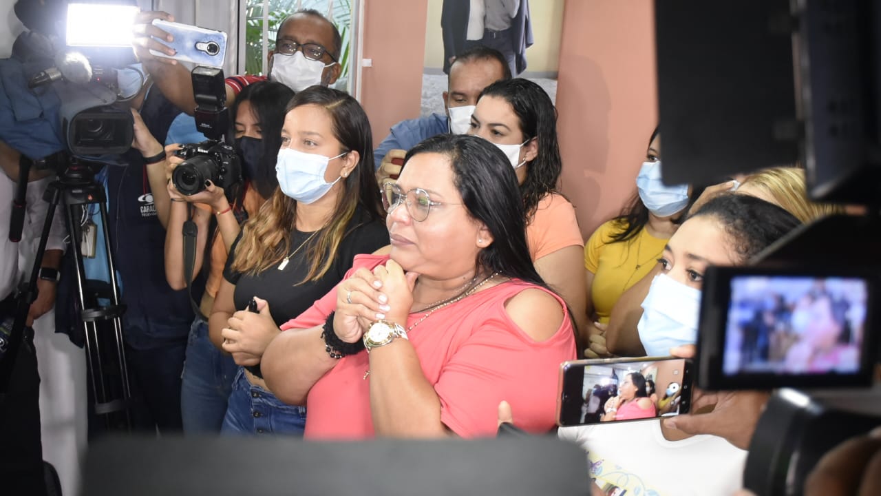 Miladis, madre del atleta colombiano Anthony Zambrano.