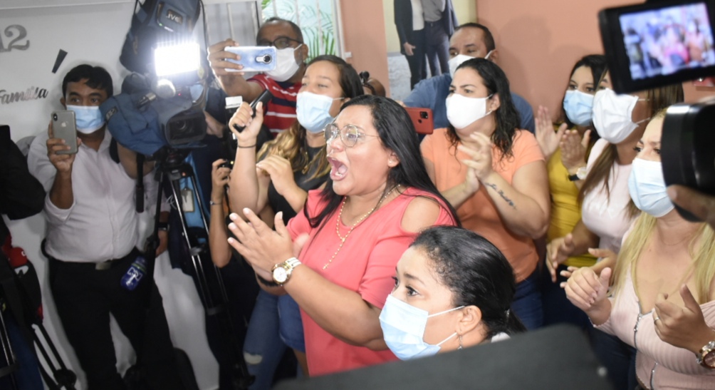Miladis, madre del atleta colombiano Anthony Zambrano.