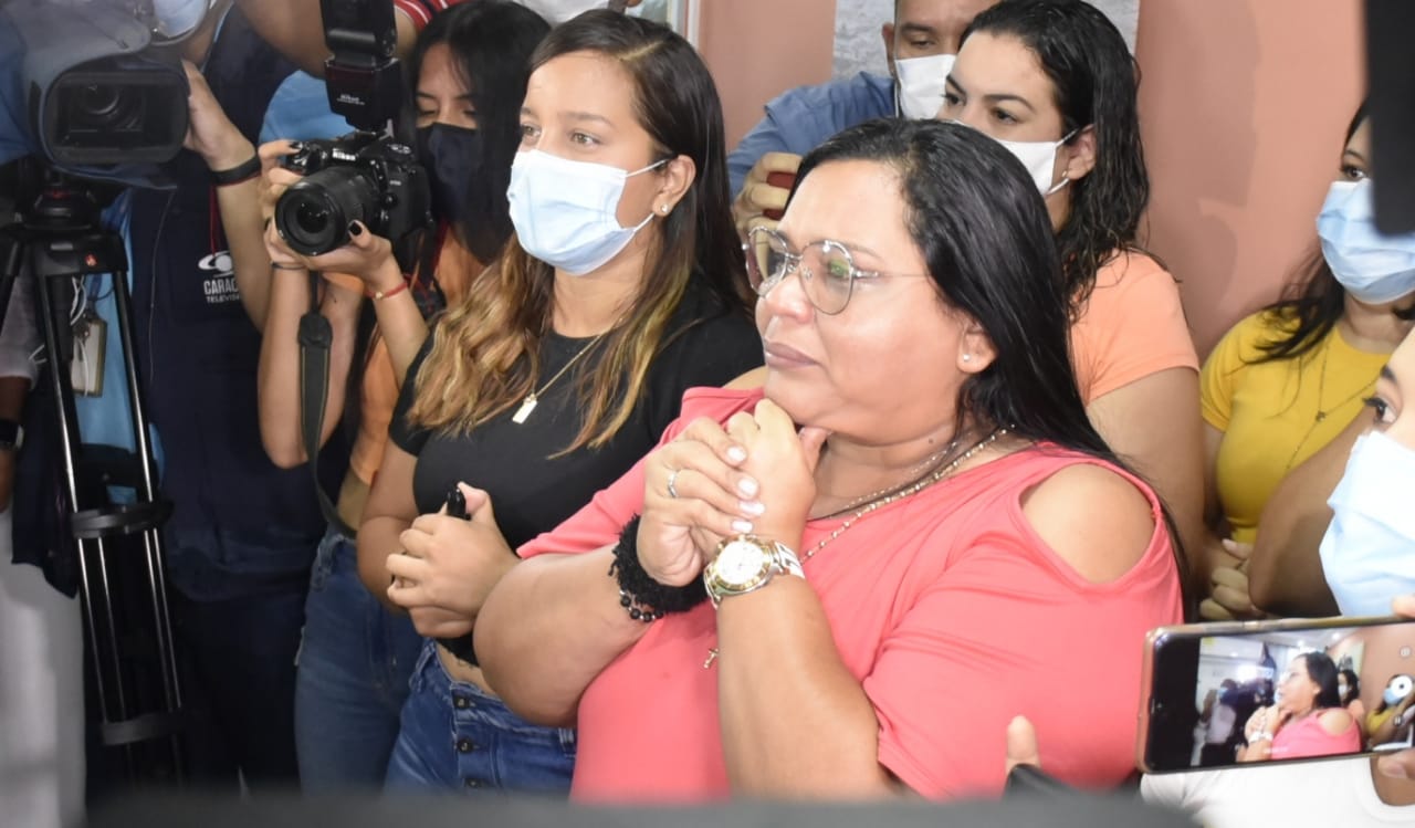 Miladis, madre del atleta colombiano Anthony Zambrano.