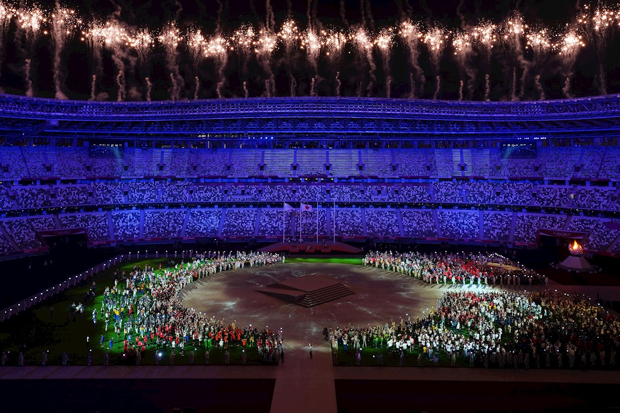 Clausura de los Juegos Olímpicos de Tokio.