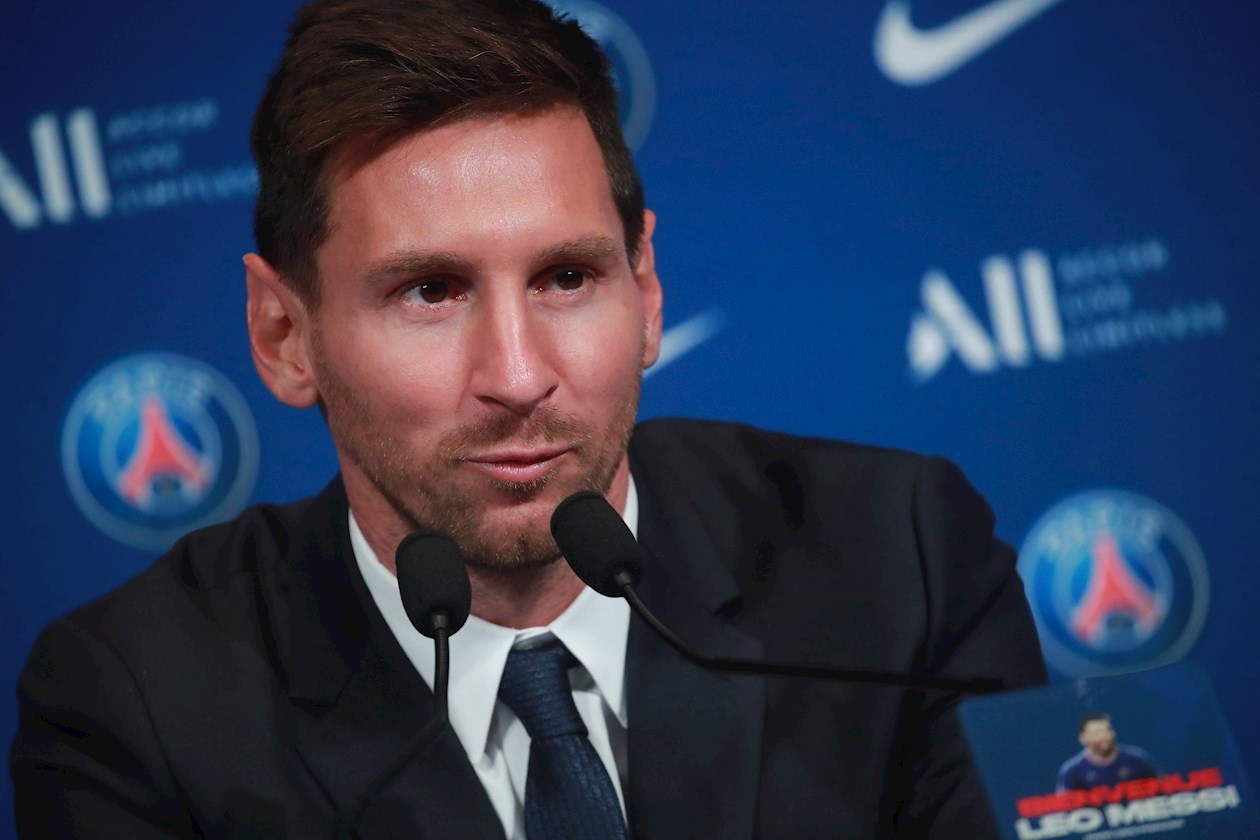 El delantero argentino Lionel Messi.