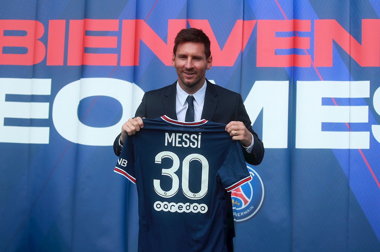 El delantero argentino Lionel Messi.