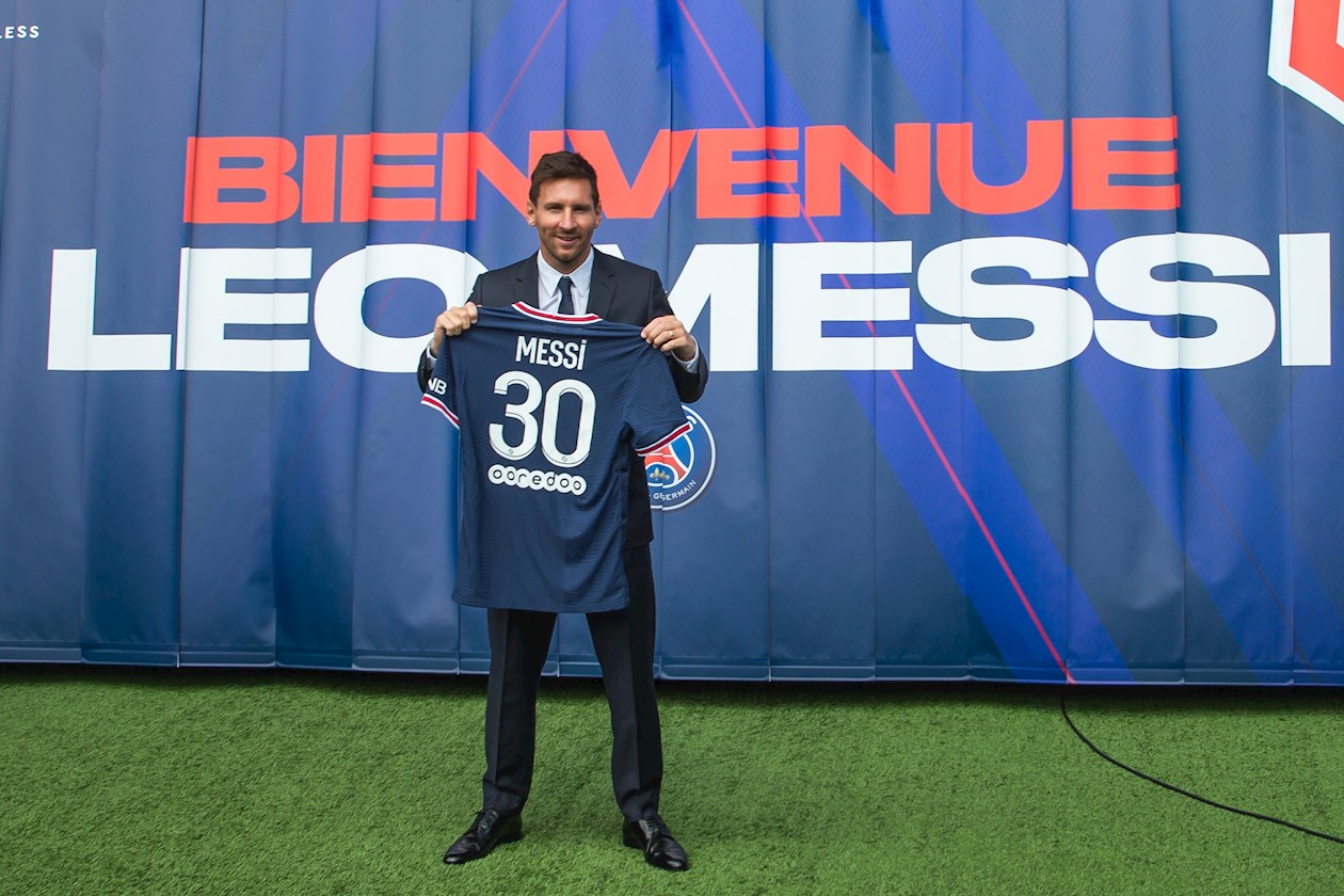 El delantero argentino Lionel Messi.