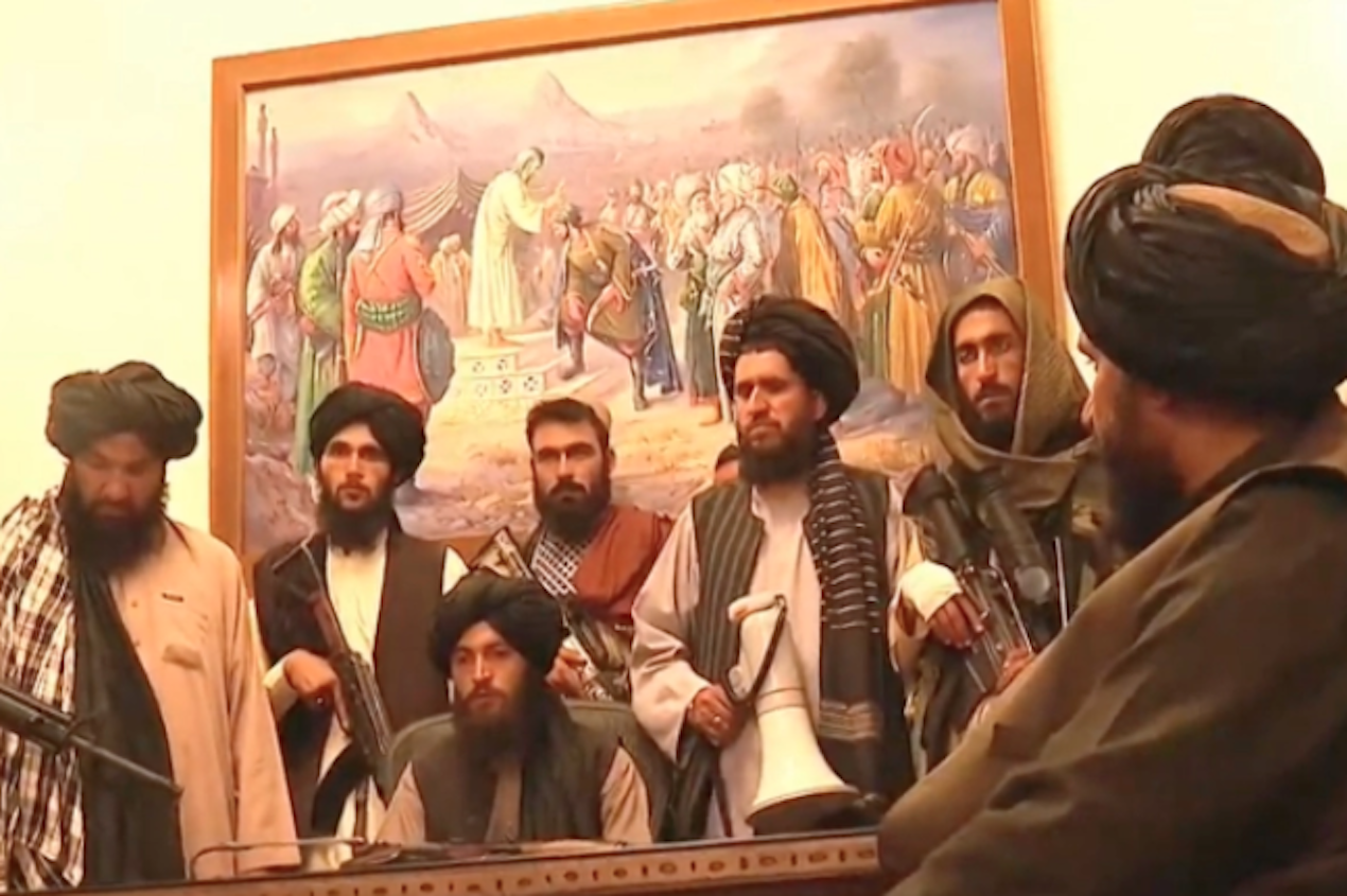 Los talibanes en la presidencia de Afganistán.