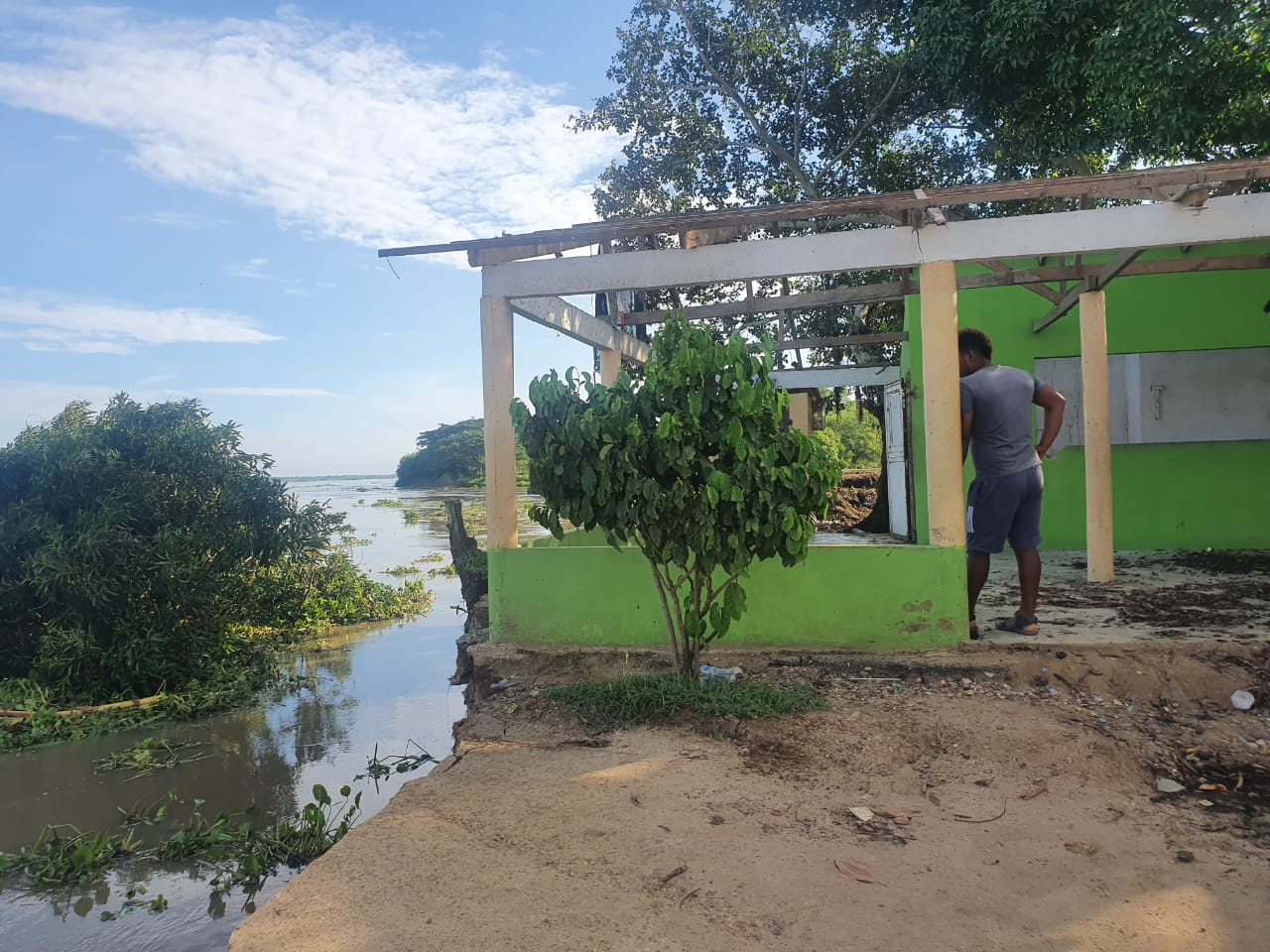 Imagen de la situación en la zona.