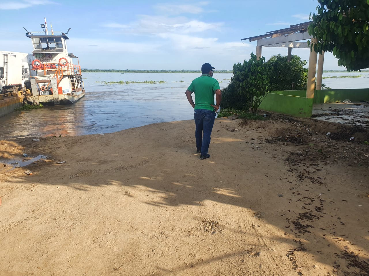 Imagen de la situación en la zona.