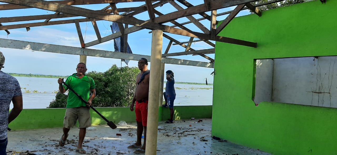 Imagen de la situación en la zona.