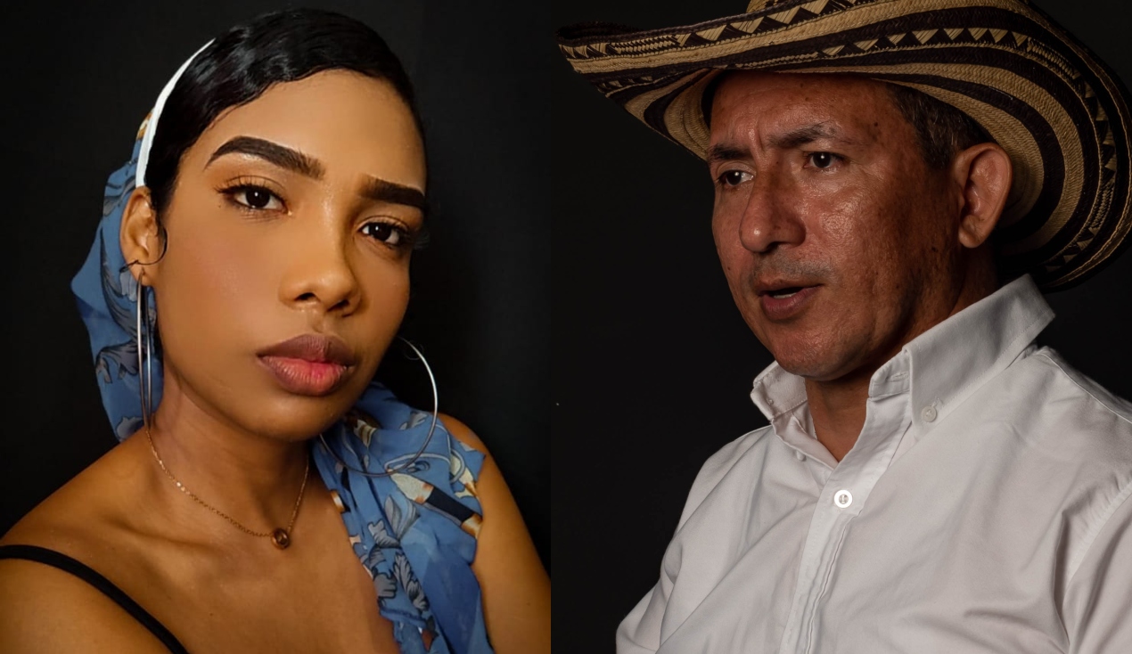 Alicia Padilla, de Barranquilla, y  Alex Tilano, de Baranoa.