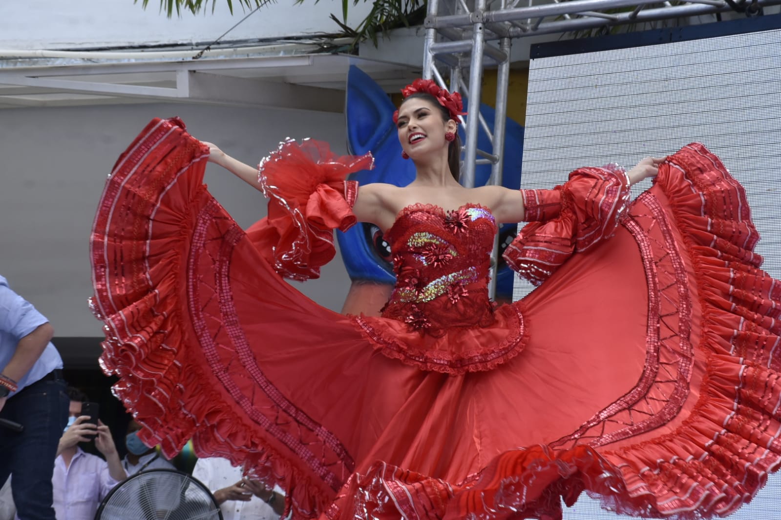 La Reina del Carnaval 2022, Valeria Charris Salcedo.