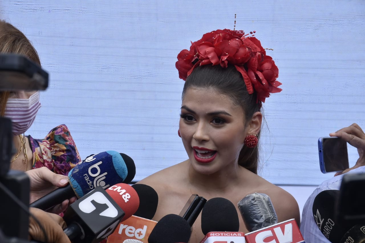 La Reina del Carnaval 2022, Valeria Charris Salcedo.