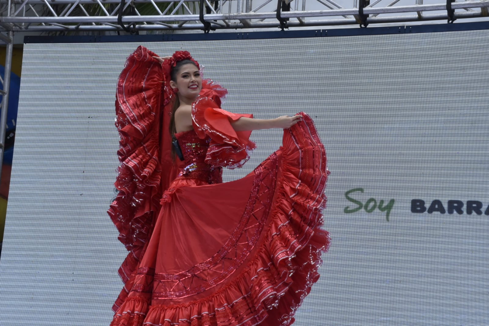 La Reina del Carnaval 2022, Valeria Charris Salcedo.