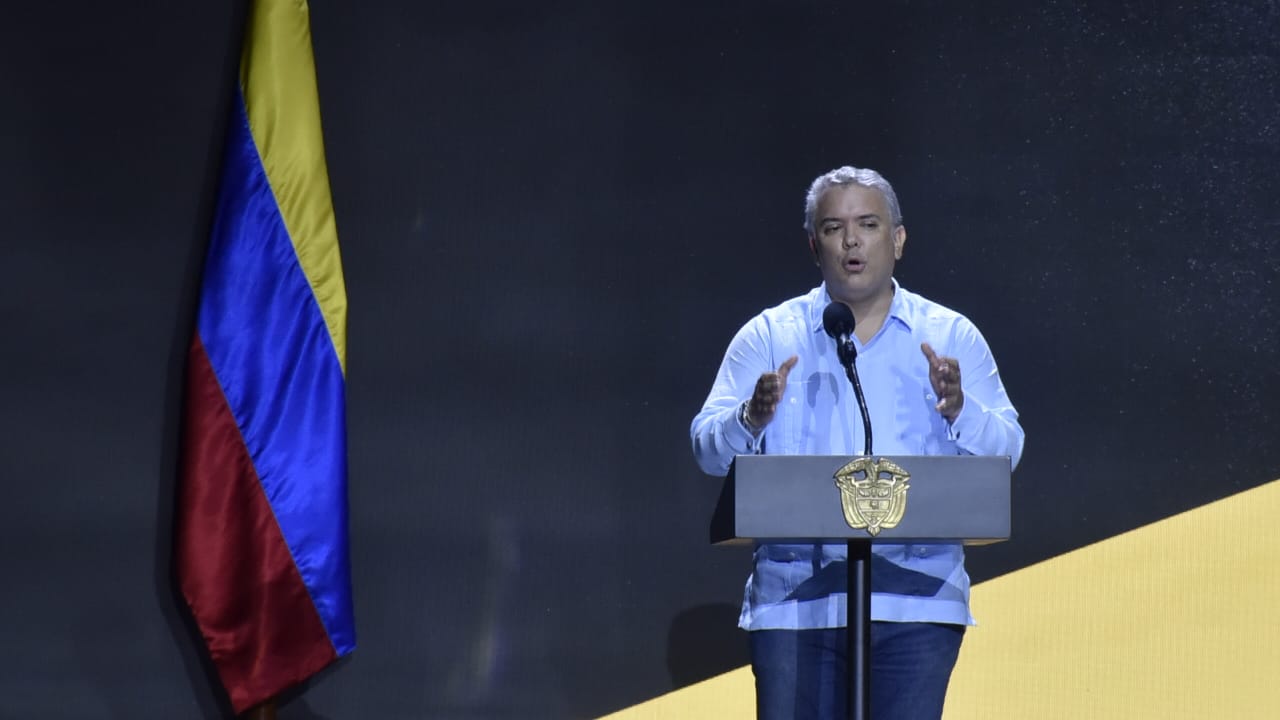 El presidente Iván Duque.