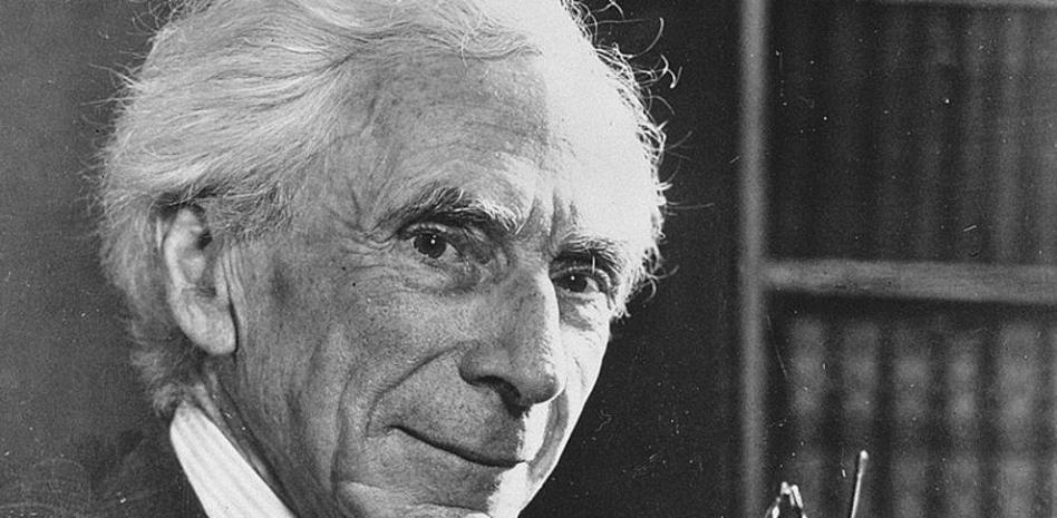 Fotografía de Bertrand Russell en 1957