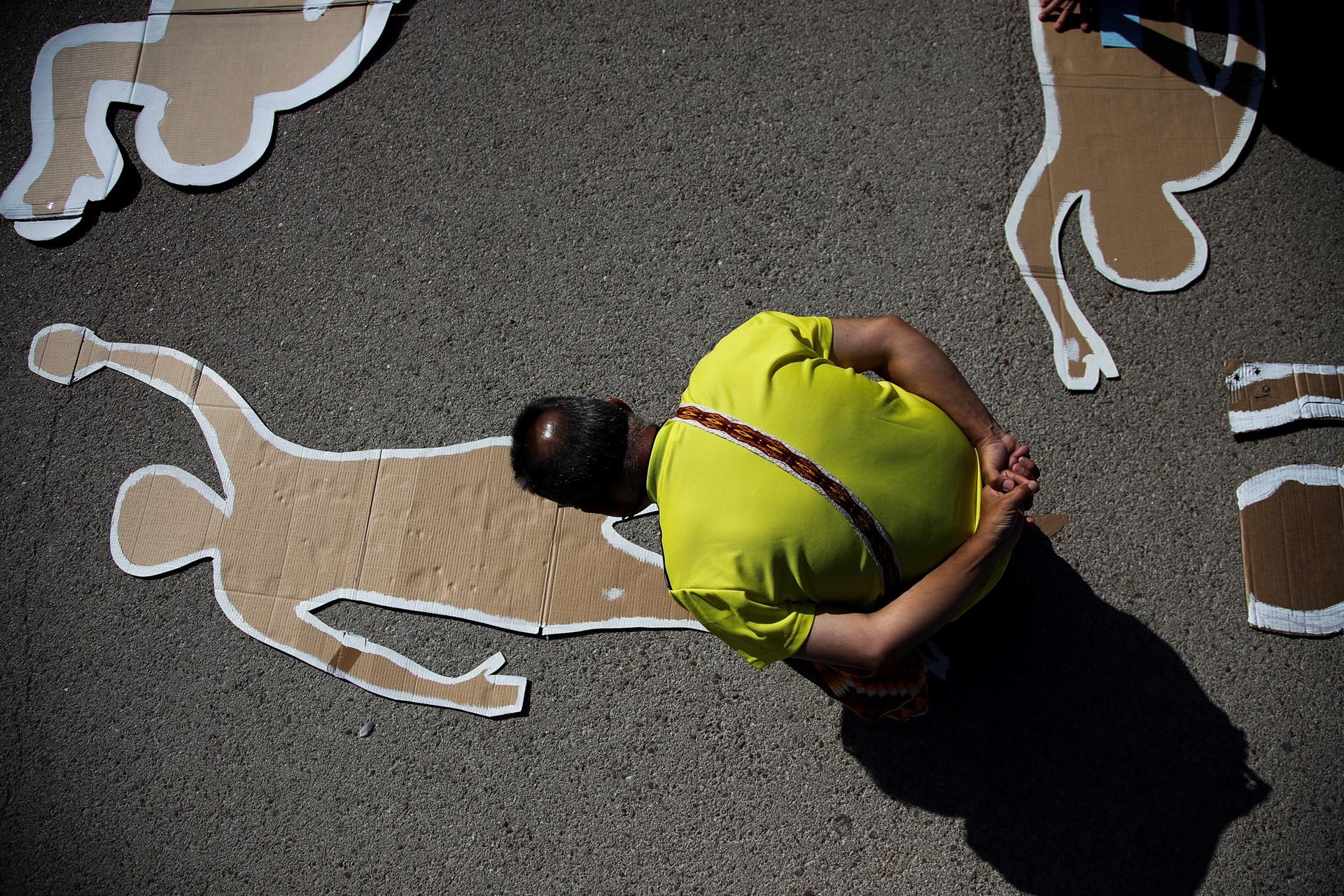 Performance de colombianos en Madrid