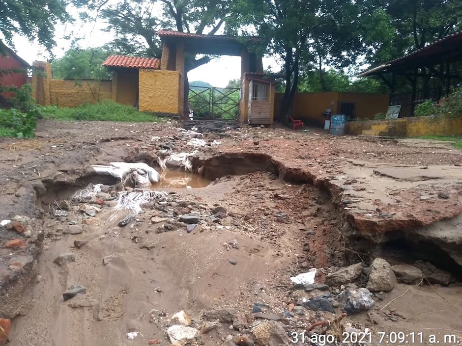 Daños causados por las condiciones climatológicas.